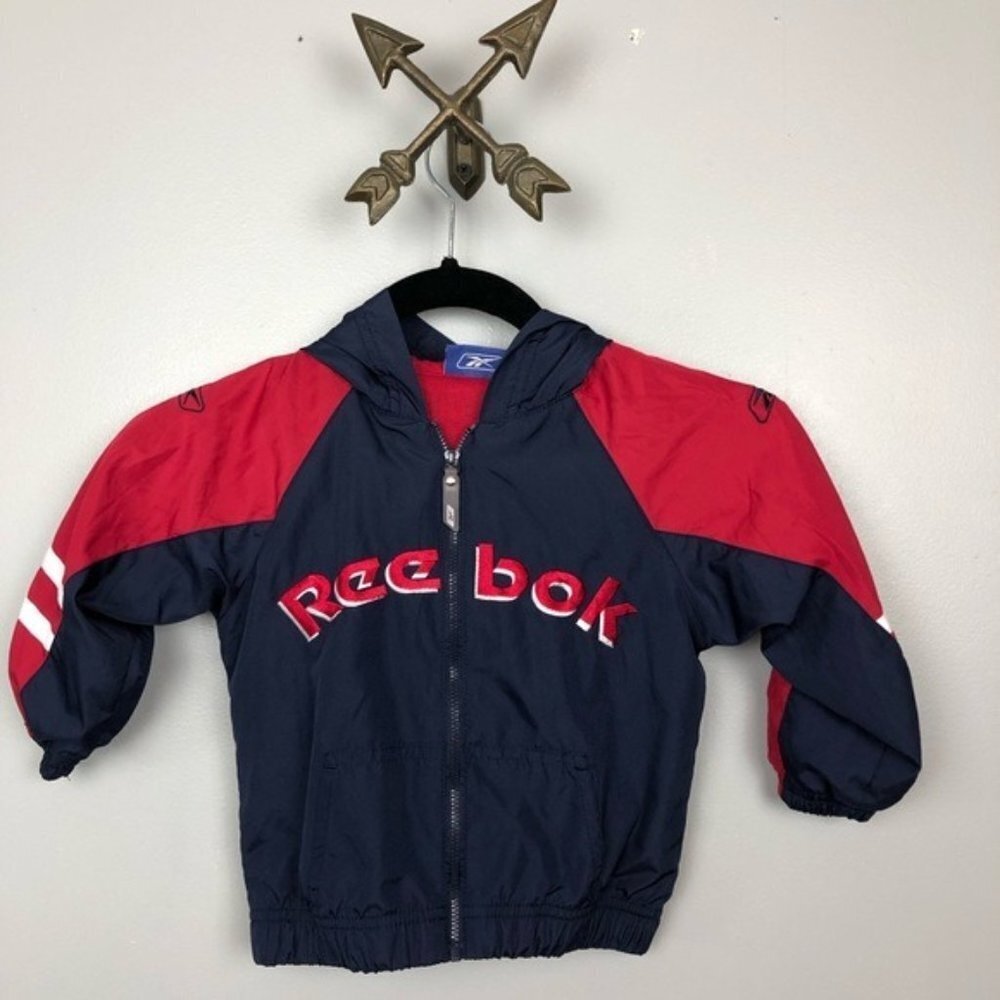 Reebok kids navy and red jacket size 3T‎